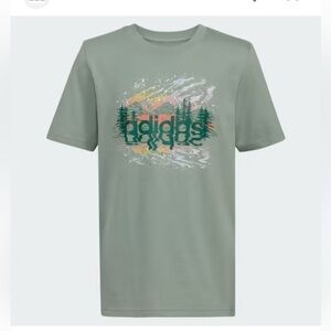 Adidas Forest Green Graphic Tee